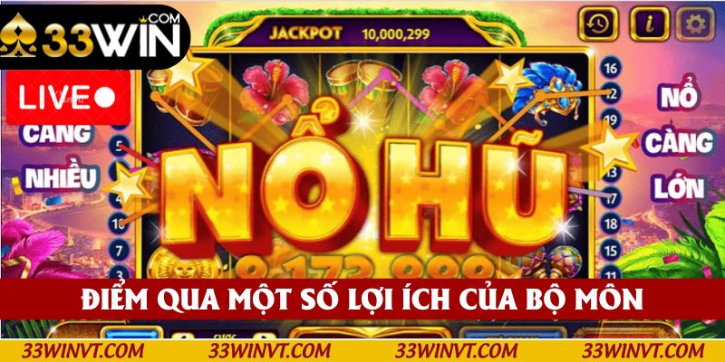 Điểm qua một số lợi ích của bộ môn